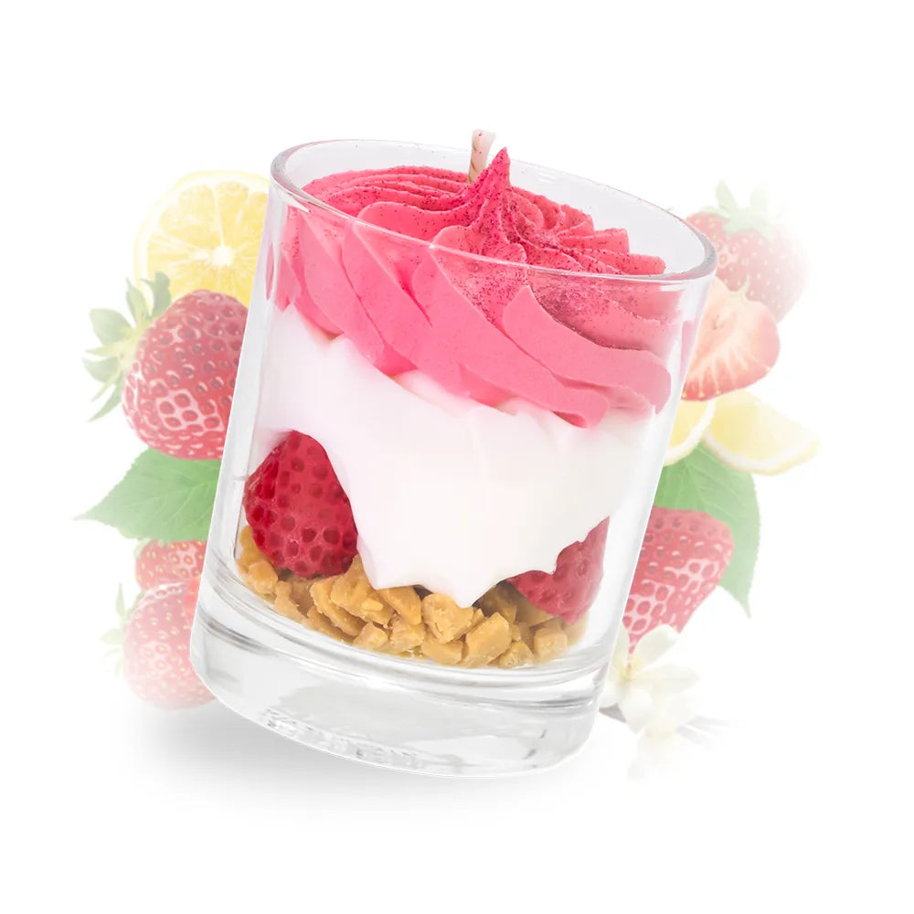 Bougie fraise des bois