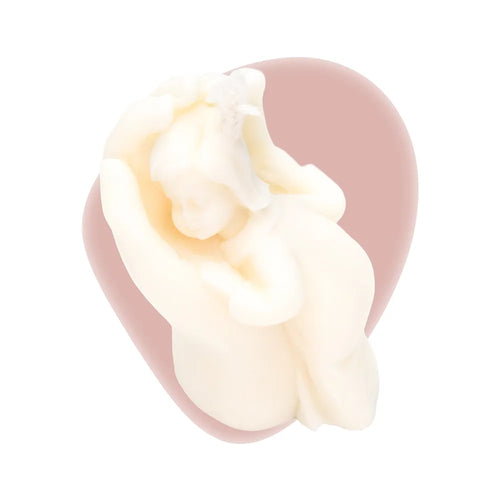 Bougie bébé décorative végétale naissance - non parfumée