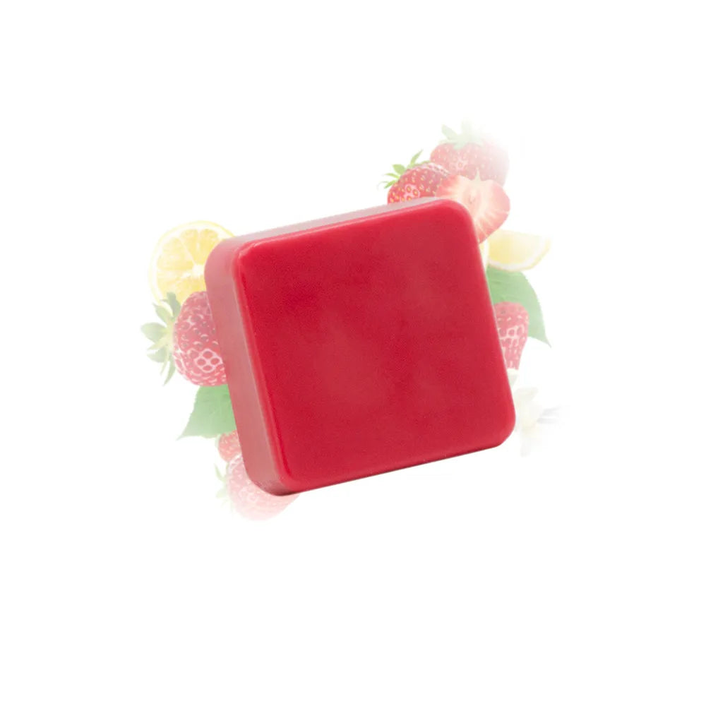 Galet de cire parfumée fraise des bois