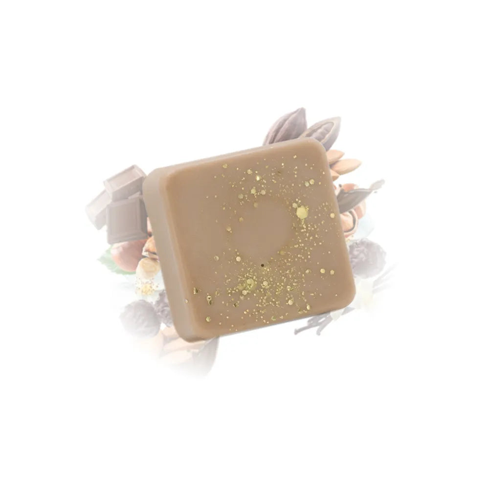 Galet de cire parfumée rocher praliné